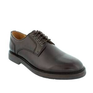 NEW STRIDEWELL men's alpha leather dress shoe in brown
